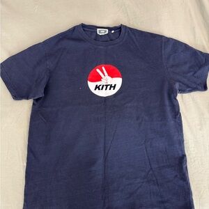 Kith Navy Graphic T-Shirt